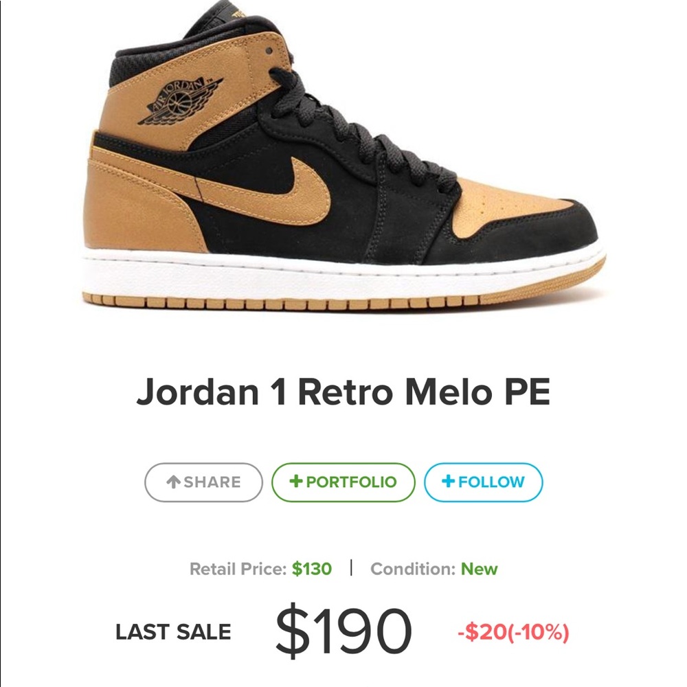 MELO AIR JORDAN 1 - Picture 6 of 8